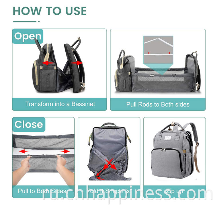 Пользовательский качественный поход по пешеходному туризму Mami Mummi Back Pack Bab